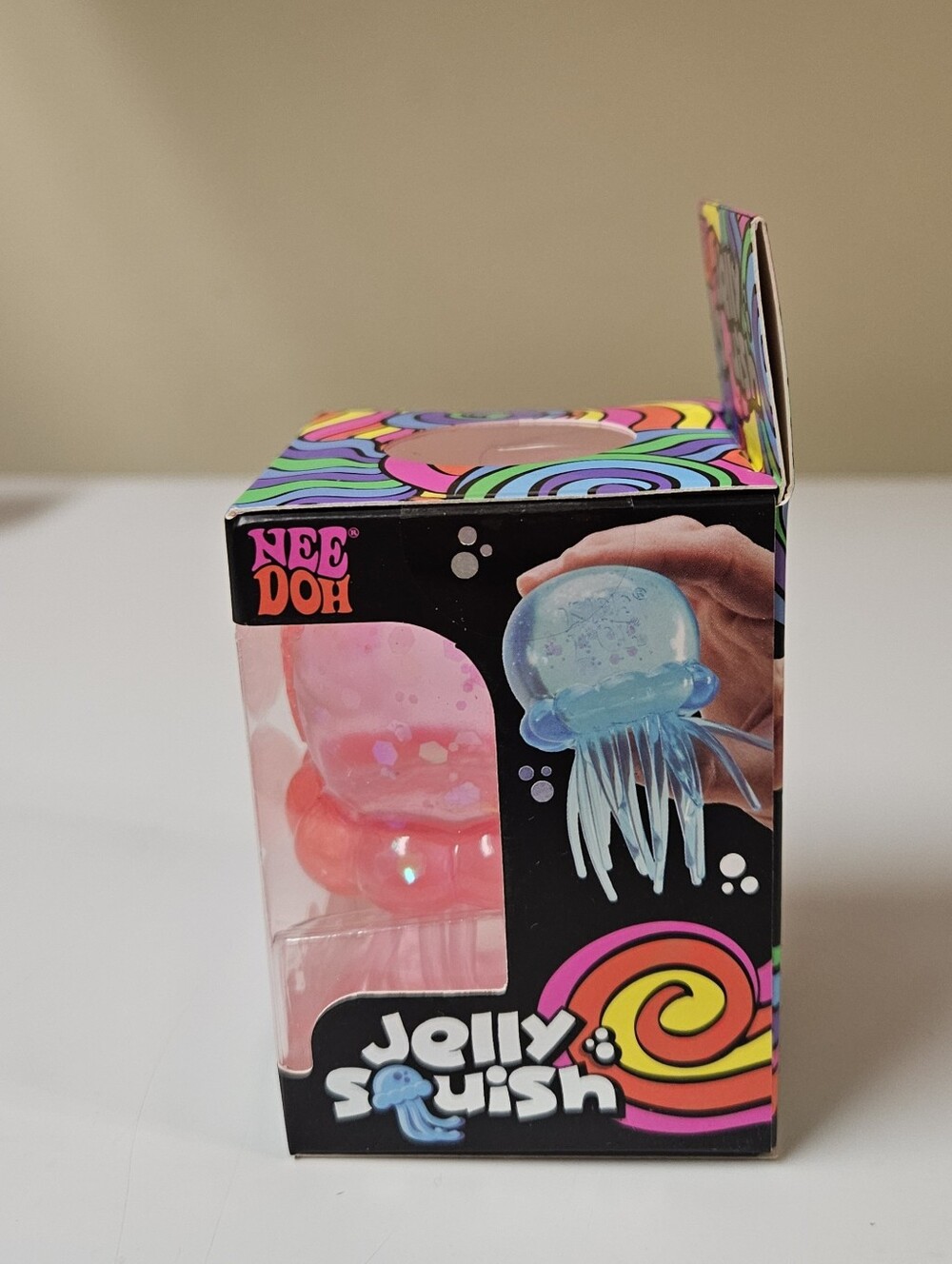 NeeDoh Pink Jellyfish Jelly Squish New In Box Authentic Schylling - Picture 2 of 6
